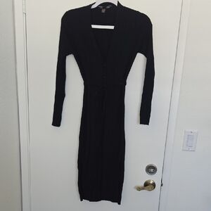 Victoria's Secret Black Long Sleeve Dress